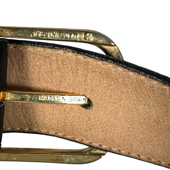 PIERRE CARDIN VINTAGE Minimalist Leather Belt - Picture 5 of 6